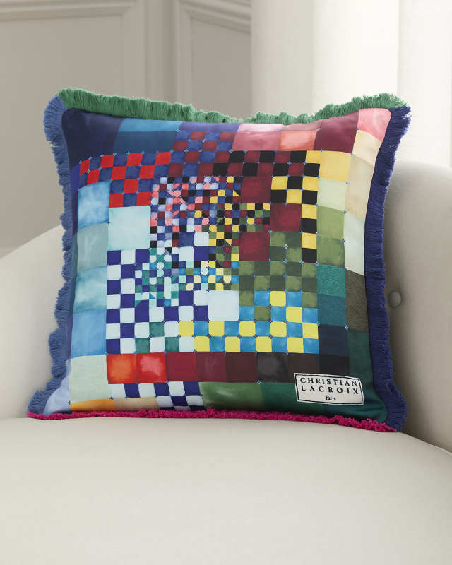 Color Games Decorative Pillow, 20" Square